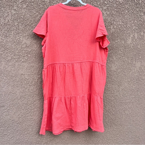 Belle by Kim Gravel Pink Textured Dress XL Resortwear - Picture 11 of 14